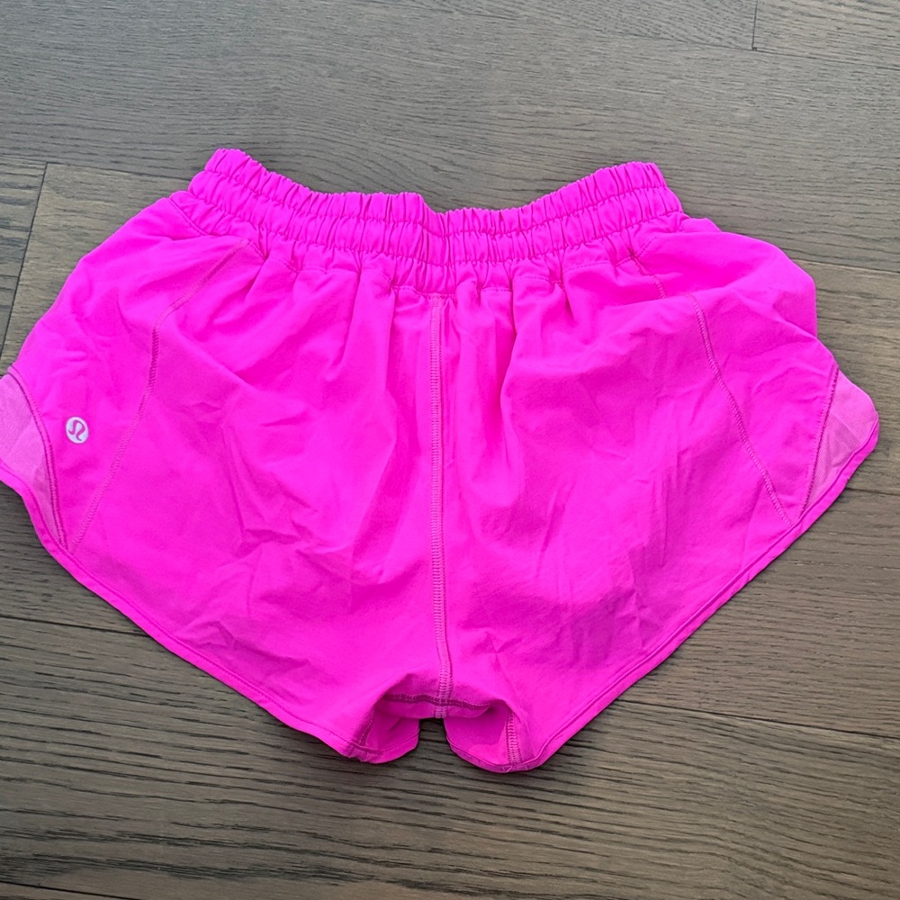 Lululemon Athletica Bright Pink Athletic Shorts